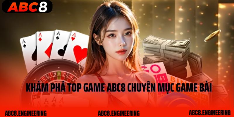 Khám phá top game ABC8 thuộc chuyên mục game bài
